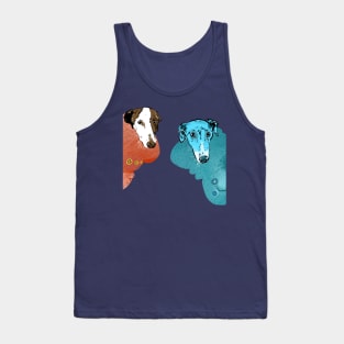 Dog in Popons Tank Top